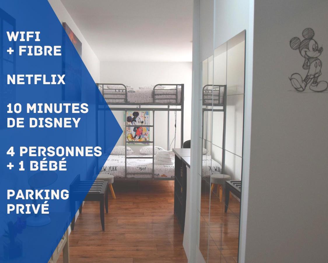 Studio Confort Paris Apartment Montevrain Bagian luar foto